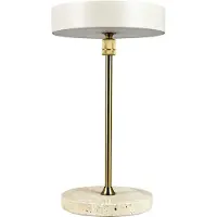 Dyberg Larsen LED-Akku-Tischlampe Moonlight, beigefarben