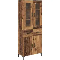 vidaXL Highboard 2 stk. Altholz 69,5 x 34 x 180 cm Holzwerkstoff