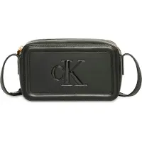 Calvin Klein LV04F3220GUB1, Universalgröße, Reißverschluss, Erwachsener, Kambodscha, Schwarz, Polyurethan (PU)