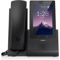 Ubiquiti Phone Touch, Smartphone, Kabelgebundenes Mobilteil, Freisprecheinrichtung, Schwarz