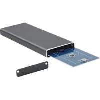 Gembird EE2280-U3C-01, SSD-Gehäuse, M.2, USB 3.2 Gen 1 (3.1 Gen 1), USB Anschluss, Schwarz