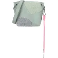 Fritzi aus Preußen Umhängetasche Fritzi03 Limited Happy Flocked Vintage Crossbody Bag Soft Salbei hellgrün
