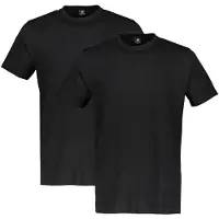 Lerros T-Shirt , Herren, Gr. 3XL, schwarz, Single Jersey, Obermaterial: 100% Baumwolle, unifarben, Rundhals, Shirts T-Shirt, in klassischer Optik