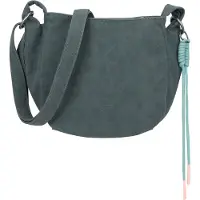 Fritzi aus Preußen Umhängetasche Sue02 Suede Jacky Crossbody Soft Grey Blue blaugrau