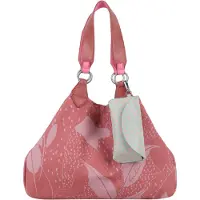 Fritzi aus Preußen Schultertasche Izzy Medium Limited Leaves Canvas Shoulder Bag Roasty Rose weinrot