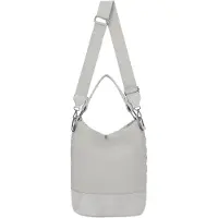 Fritzi aus Preußen Schultertasche Umhängetasche Brigitte X Fritzi Olga Limited Bubble Hobo Bag Stone hellgrau