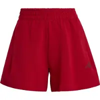 Adidas Shorts SPORTSWEAR "W FI SL SHO", Damen, Gr. S, N-Gr, rot (active maroon, normal, gr.), Obermaterial: 68% Baumwolle, 32% Polyester, Hosen Shorts