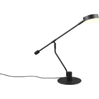 TRIO LED-Tischleuchte Manduro, 6 W, 560 lm, 2700-6500 K, dimmbar, höhenverstellbar, neigbar, B 580 x H 640 mm, Metall und Acryl, schwarz