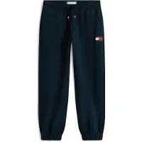 Tommy Hilfiger Sweathose , Kinder, Gr. 5 (110), N-Gr, schwarz night navy, Sweatware, Obermaterial: 100% Baumwolle, unifarben, regular fit lang, Hosen Sweathose, Kinder bis 16 Jahre, gerade Beinform