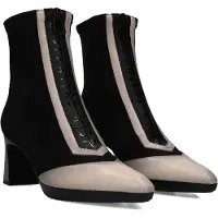 Hispanitas für Damen. BHI254186 Soho Lederstiefelette schwarz (39), 5 bis 8 cm, Reißverschluss, Lässig