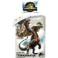 Halantex SP. z.o.o. Jurassic World Bettbezug Titanosaurus 140 x 200 cm - Polyester - 70 x 90 cm