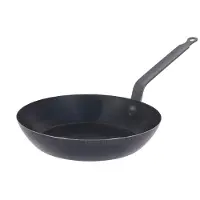De Buyer Frypan Bleue 24 CM Bratpfanne, 24 cm max. Durchmesser, Gusseisen/Gussaluminium