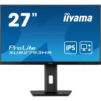 Iiyama ProLite XUB2793HS-B7, 68,6 cm (27"), 1920 x 1080 Pixel, Full HD, LED, 1 ms, Schwarz