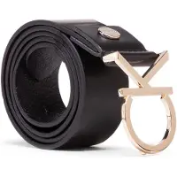 Calvin Klein Gürtel Ck Adj.Logo Belt 3.5Cm K60K602141 Schwarz 75