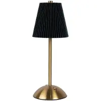 Clayre & Eef Tischlampe Ø 12x30 cm Grün Metall