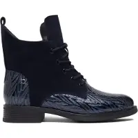 Artiker Schnür-,Zug-u.Schnallenstiefel in blau, Gr. 39