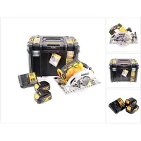 DeWalt DCS 572 M2 Akku Handkreissäge 18V 184 x 16 mm + 2x Akku 4,0Ah + Ladegerät + T-STAK
