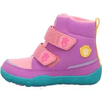 Affenzahn Owl Midboot 0124940147 Stiefel, Mädchen, Textil, Pink, vegan, - Barfußschuhe KINDER, Mehrfarbig