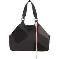 Fritzi aus Preußen Shopper Schultertasche Izzy Medium Limited Happy Flocked Soft Coffee dunkelbraun