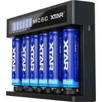 XTAR Akkuladegerät Li-Ion MC6C