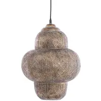 Light & Living - Hängeleuchte Ryota - Braun - 30.5x30.5x41cm Hängelampe - Esstischlampe - Wohnzimmerlampe - Schlafzimmerlampe - Wohnzimmer