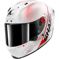 Shark Aeron Speed Tech Carbon Helm, carbon/rot/weiß, L (59/60)