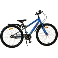 Volare Rocky Kinderfahrrad - 24 Zoll - Blau - Shimano Nexus 3 Gänge