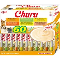 Inaba Churu Varieties Chicken Recipe 60x14g cremiges Hühnerleckerli für Katzen