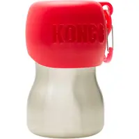 Kong H2O Stainless Steel Water Bottle - Rot - 255 ml