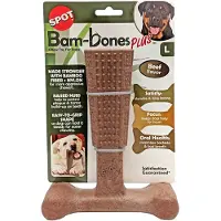 Spot Bam-Bones Easy Grip sicherer Kauchnochen Hund (Rindergeschmack)
