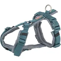 Trixie Premium Trekking Geschirr - petrol/grafit - 80–97 cm/25 mm