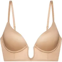 Dorina Bügel-BH "Sublime Sculpt", Damen, Gr. 75, Cup D, beige, Obermaterial: 73% Polyamid, 16% Elasthan, 11% Polyester, unifarben, BHs Bügel-BH, mit vorgeformten Cups, extra tiefer Ausschnitt