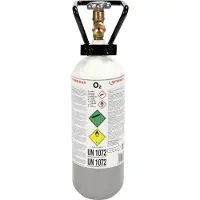 Rothenberger Sauerstoff - Stahlflasche, 2,0l gefüllt - 35635