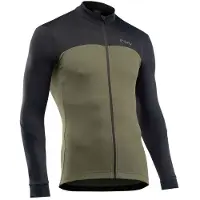 Northwave Force 2 Jersey LS Full Zip black/forest green (02) XXL