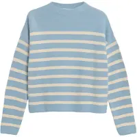Armedangels - Women's Merinaa Stripes Knit Sweater - Pullover Gr XL türkis