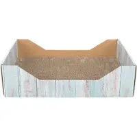 Trixie Kratzbett aus Wellpappe - 45 x 12 x 33 cm - Türkis