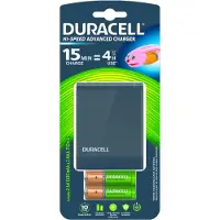 Duracell CEF27, Nickel-Metallhydrid (NiMH), Überlast, Überhitzung, Kurzschluß, AA, AAA, 4 Stück(e), Akkus/Batterien enthalten