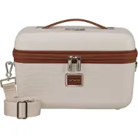 Samsonite Beautycase "IMAGE", Gr. B/H/T: 36cm x 25cm x 24cm, weiß (ivory), Polycarbonat, Polyurethan, Taschen Beautycase, Kulturkoffer Kosmetikbox Beautybox waschbares Innenfutter, Topseller