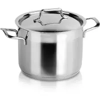 Orion Kochtopf Stahltopf mit Deckel 18/10 PREMIUM Induktion 3,5l