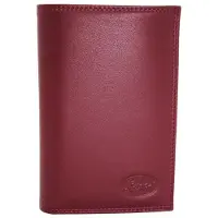 Francinel Portemonnaie aus Leder, 3-fach, Modell Venedig 37, rot