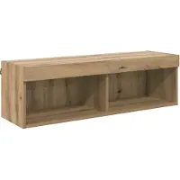 vidaXL TV-Wandschrank 100 x 30 x 30 cm Artisan-Eiche Holzwerkstoff