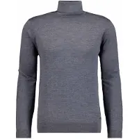 Ragman Rundhalspullover , Herren, Gr. 62, grau (anthrazit), Strick, 100% Wolle, ohne Ausschnitt, Pullover Rundhalspullover