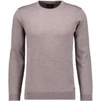 Ragman Rundhalspullover , Herren, Gr. 58, rosa (macchiato), Strick, 100% Wolle, ohne Ausschnitt, Pullover Rundhalspullover