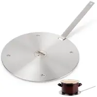 SuperMerchantEU Induktionsadapter Adapterplatte aus Stahl 24 cm