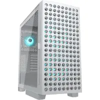 Cougar Airface ECO RGB, Midi-Tower, ohne Netzteil, USB/Audio, ATX, 1x USB-C 3.2 Gen 2, 2x USB 3.0, weiß