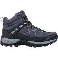 Regatta - Damen Wanderstiefel "Samaris III" RG10015 (39 EU) (Mittelgrau/Violetter Salbei)