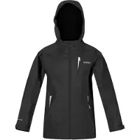 Regatta - "Calderdale II" Jacke, wasserfest für Kinder RG10440 (158) (Schwarz)