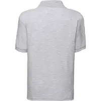 Fruit Of The Loom Kinder Poly/Baumwolle Pique Polo Shirt PC3885 (3-4 Jahre) (Grau meliert)