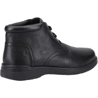 Hush puppies - "Malcolm" Chukka-Stiefel für Herren, Leder FS11870 (47 EU) (Schwarz)