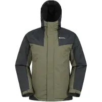 Mountain Warehouse - "Dusk III" Skijacke für Herren MW1723 (XL) (Dunkel-Khaki/Schwarz)